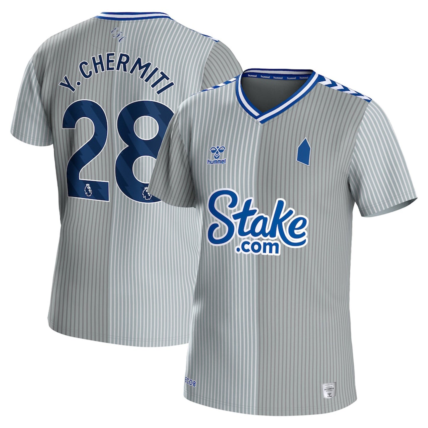 Youssef Chemiti Everton 28  Jersey