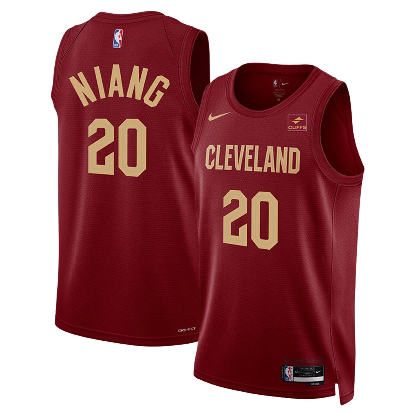 NBA George Niang Cleveland Caveliers 20 Jersey