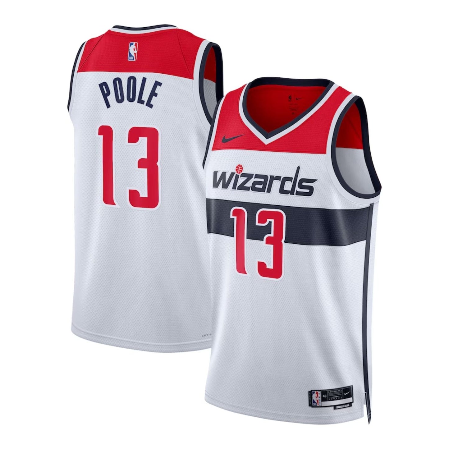 NBA Jordon Poole Washington Wizards 13 Jersey