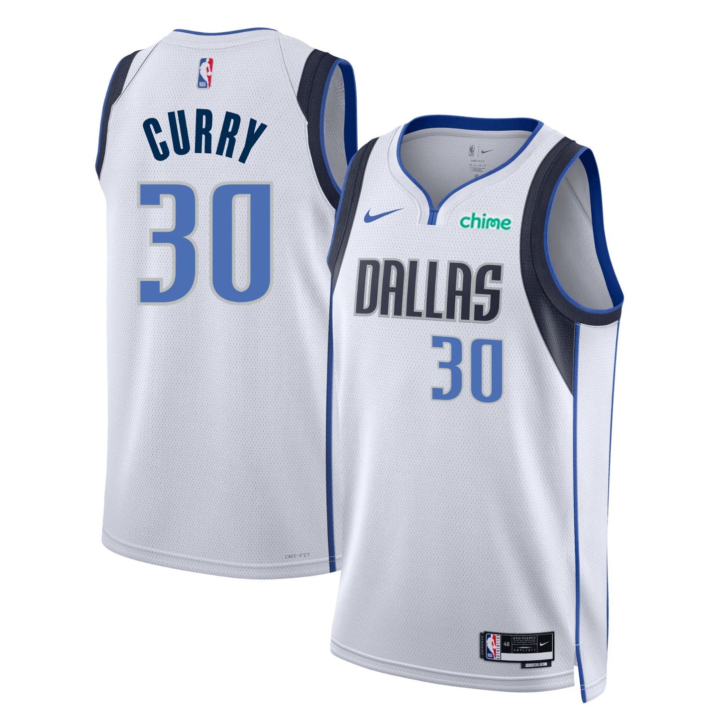 NBA Seth Curry Dallas Mavericks 30 Jersey