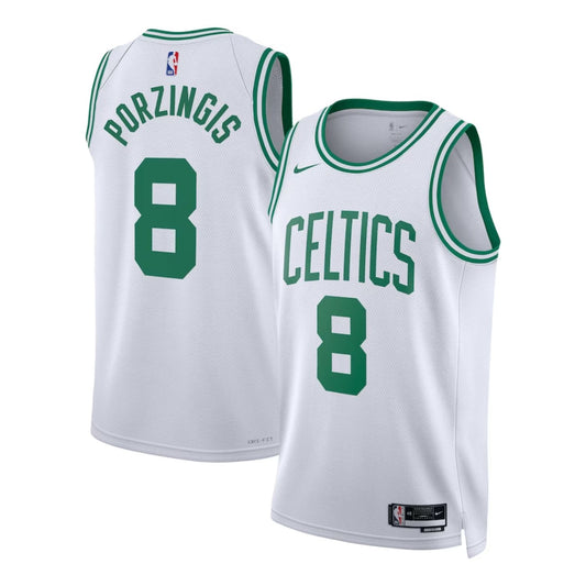 NBA Kristaps Porzingis Boston Celtics 8 Jersey