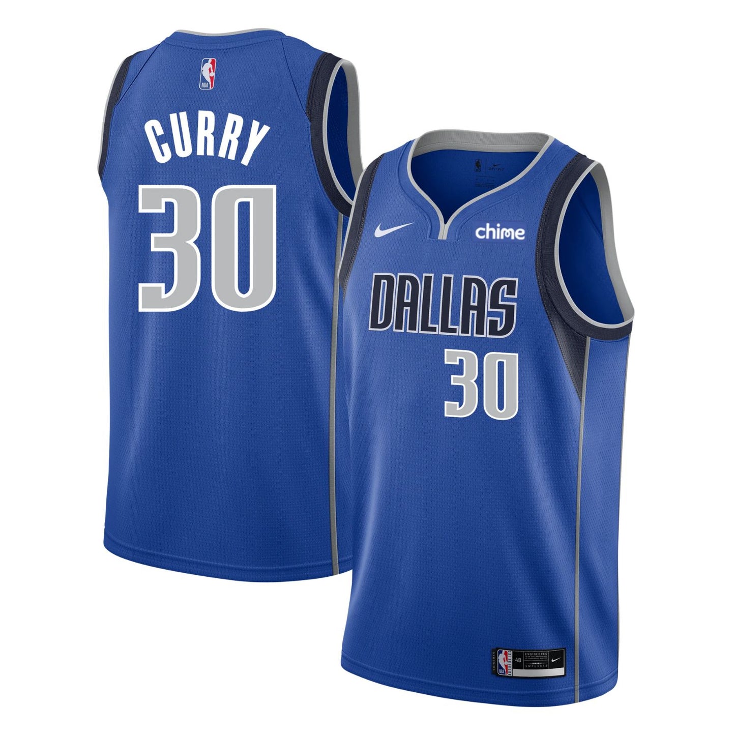 NBA Seth Curry Dallas Mavericks 30 Jersey