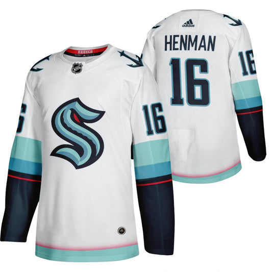 NHL Luke Henman Seattle Kraken 16 Jersey