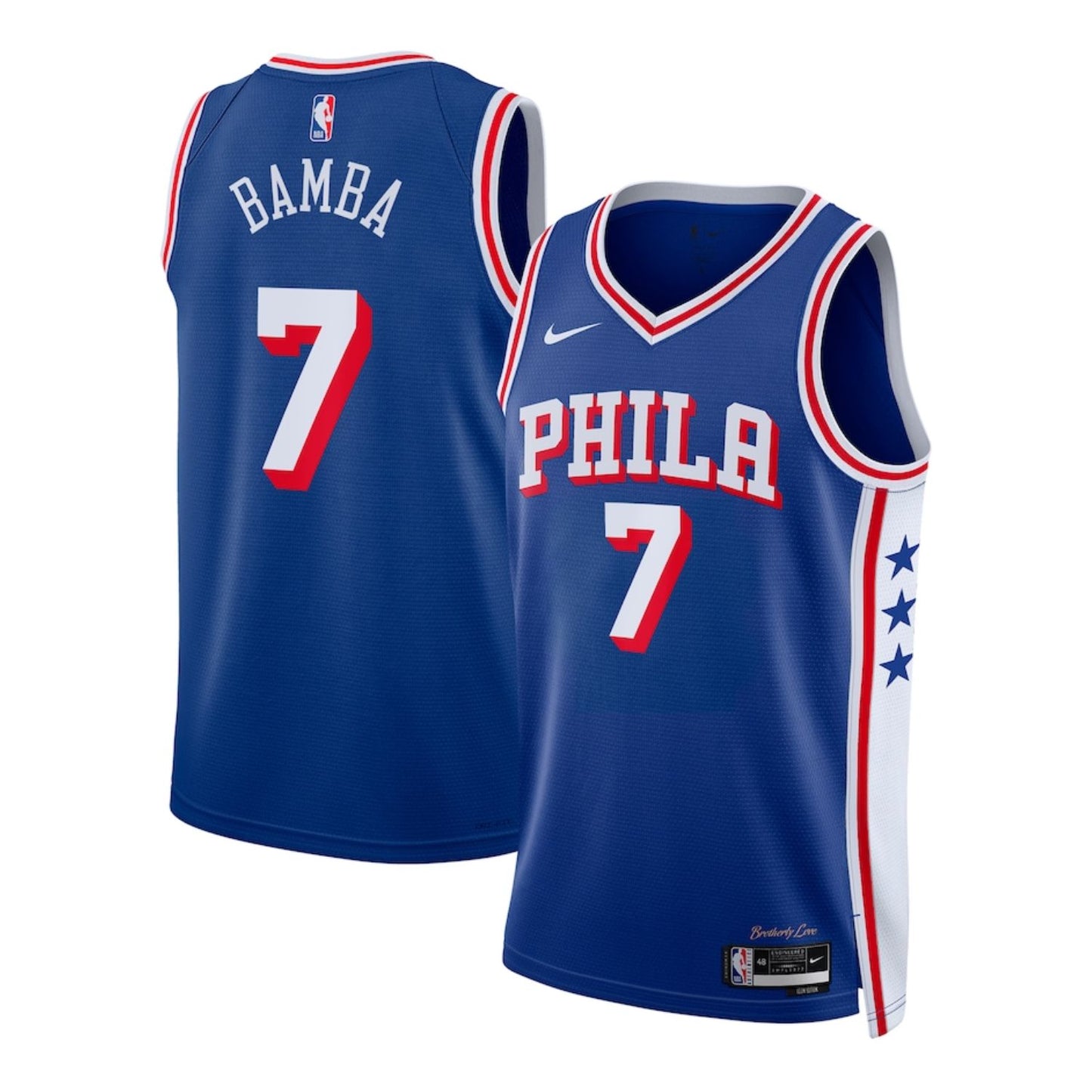 NBA Mo Bamba Philadelphia 76ers 7 Jersey