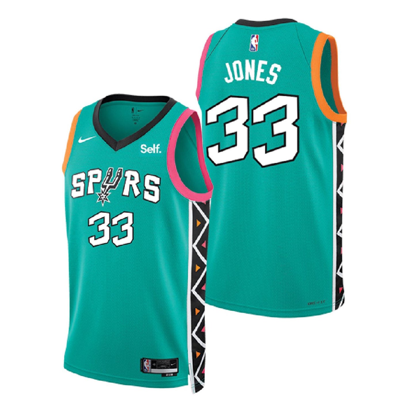 NBA Tre Jones San Antonio Spurs 33 Jersey