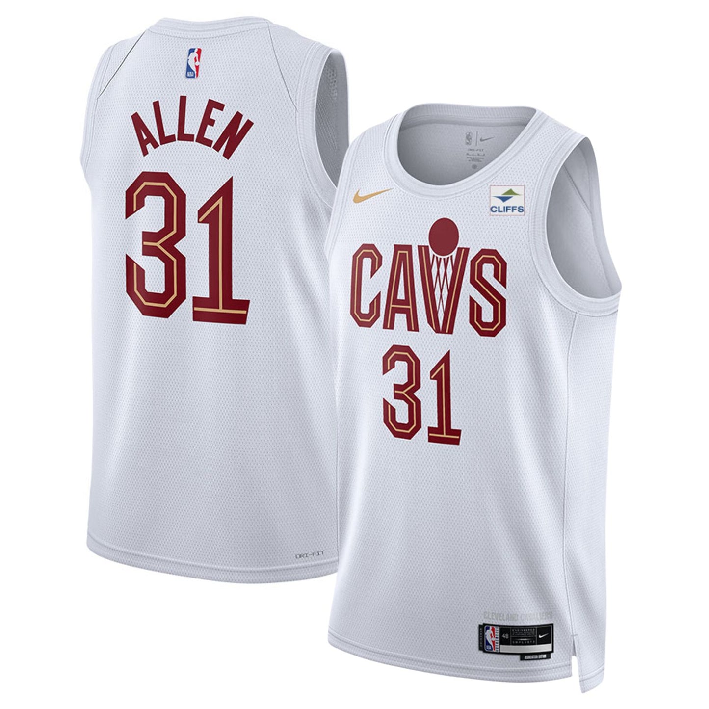 NBA Jarrett Allen Cleveland Caveliers 31 Jersey