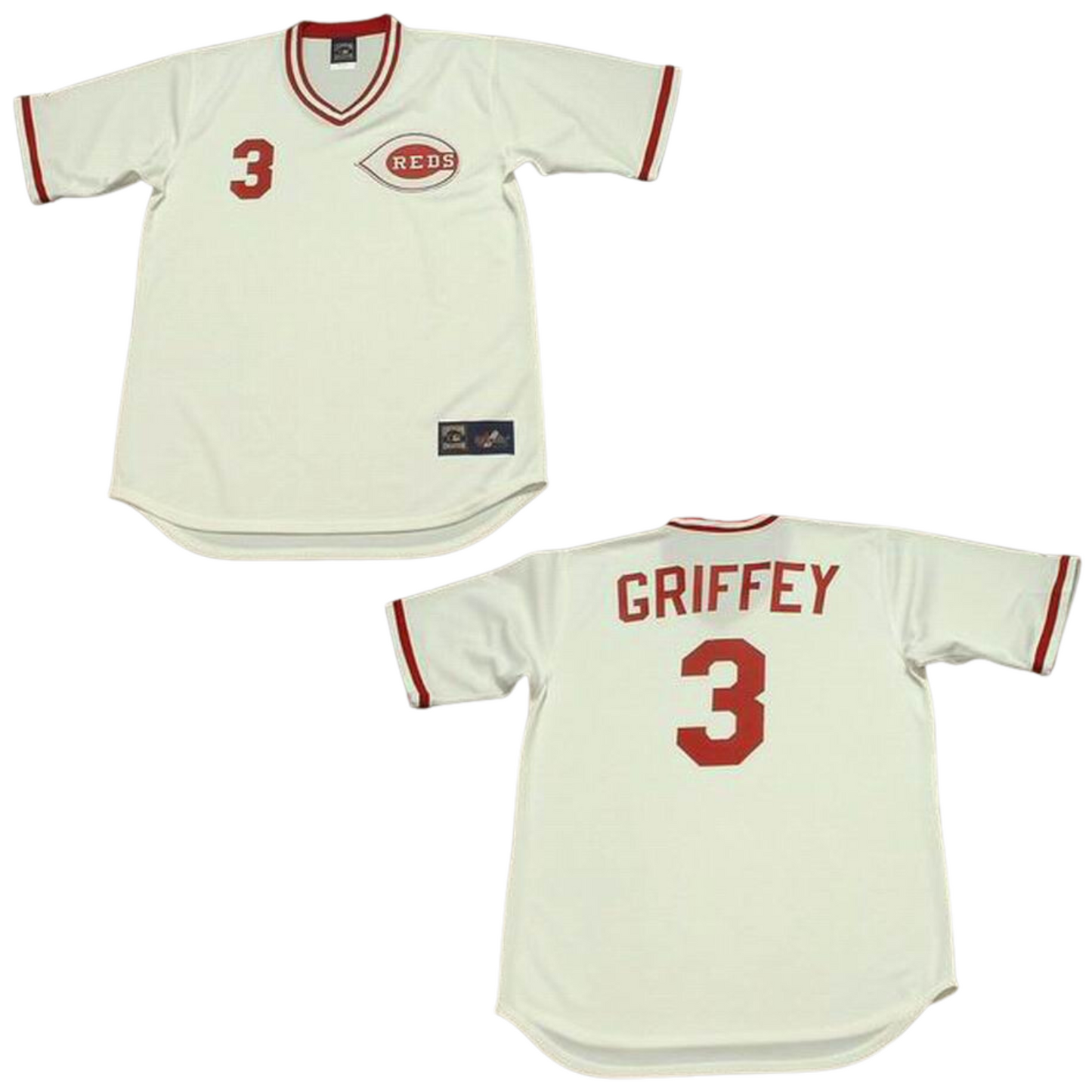 MLB factory National Team Cincinnati Reds Jersey Ken Griffey Jr #3