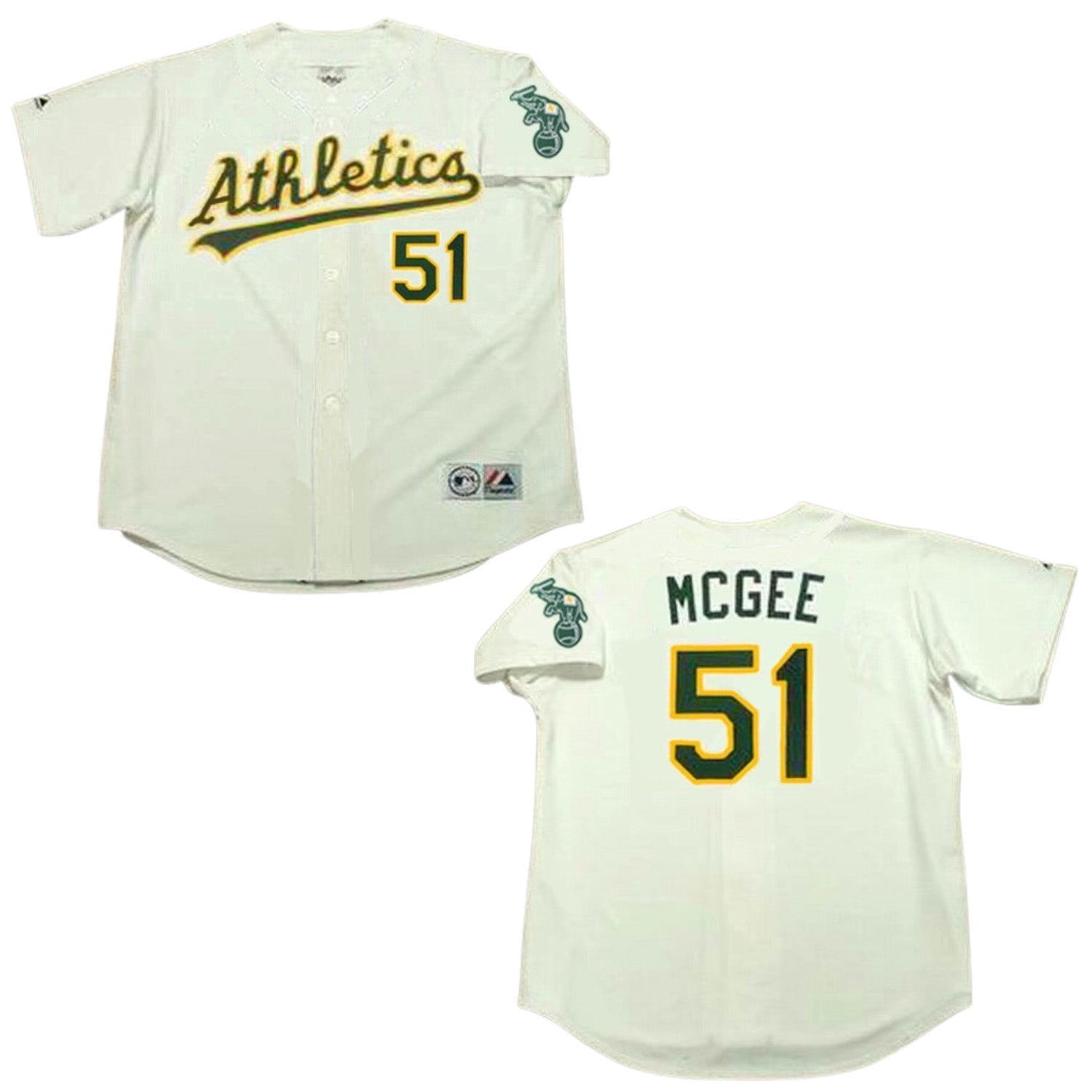 Mlb Willie Mcgee Oakland Athletics 51 Jersey The Jersey King