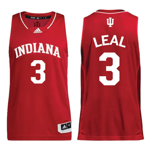 NCAAB Anthony Leal Indiana Hoosiers 3 Jersey