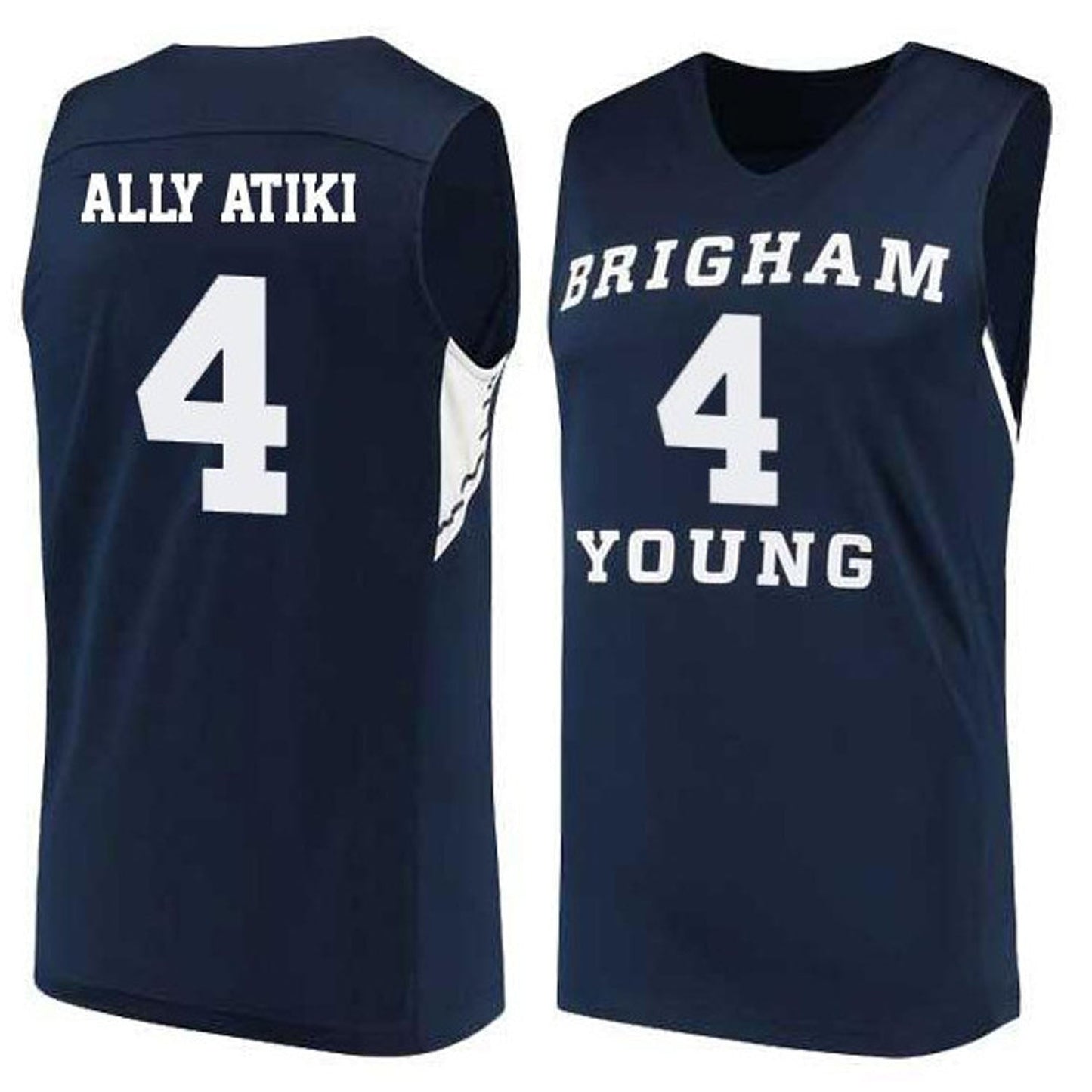 NCAAB Atiki Ally Atiki BYU Cougars 4 Jersey