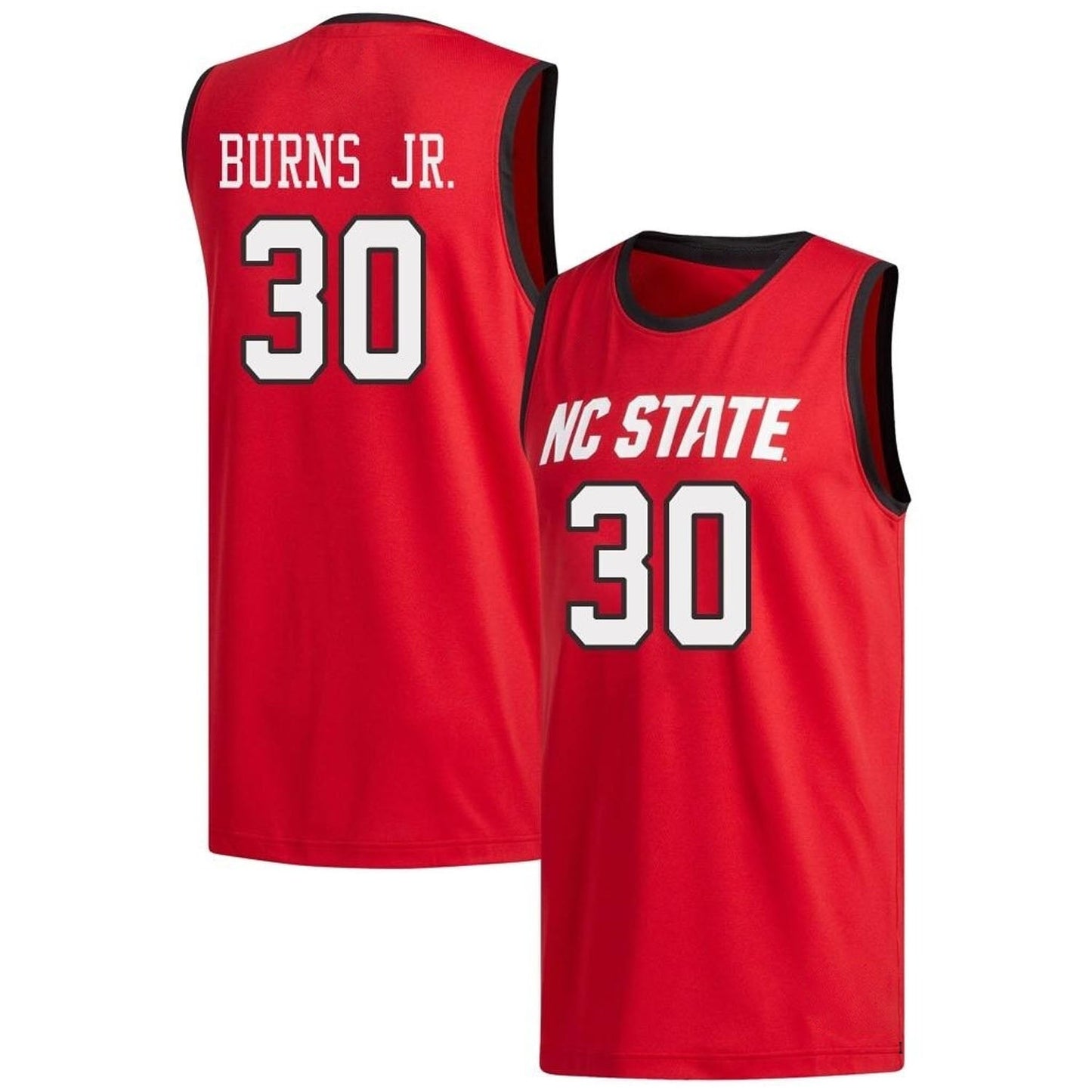 NCAAB D.J. Burns Jr. NC State Wolfpack 30 Jersey