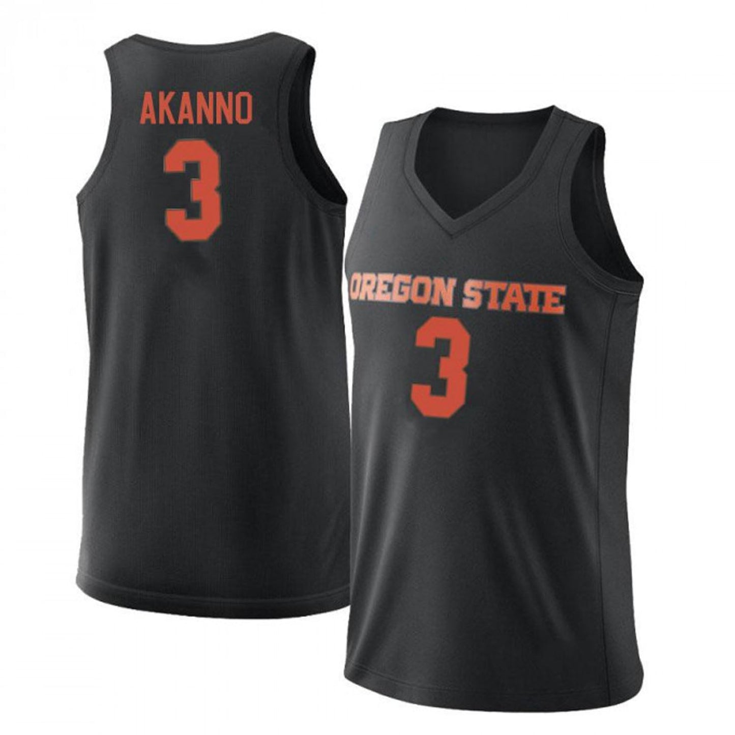 NCAAB Dexter Akanno Oregon State Beavers 3 Jersey