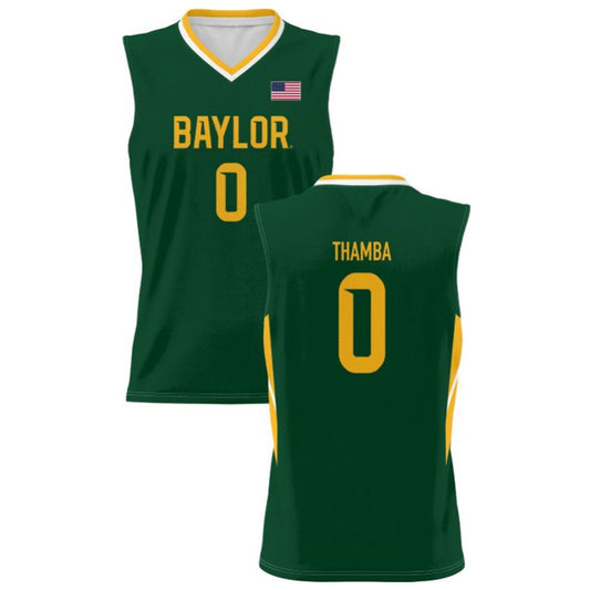 NCAAB Flo Thamba Baylor Bears 0 Jersey