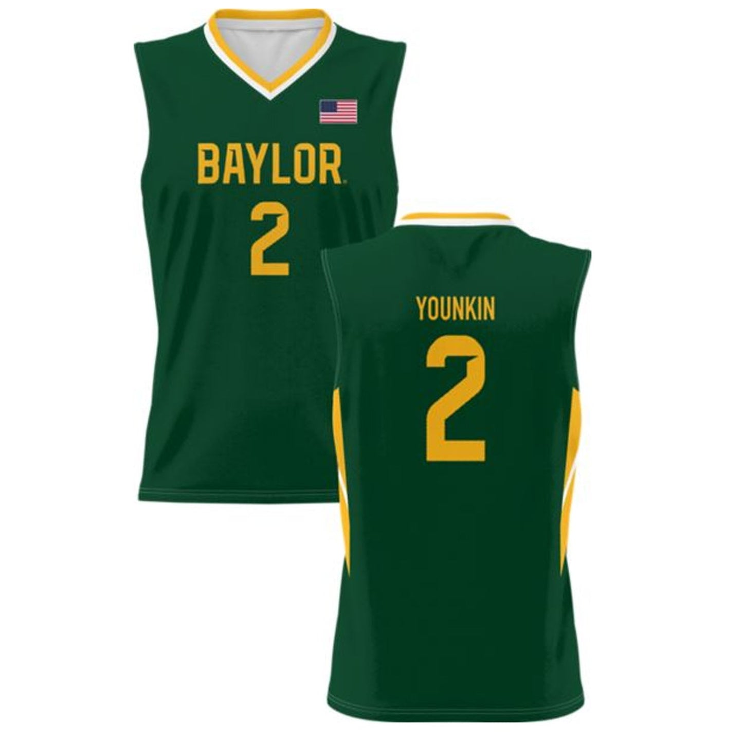 NCAAB Jake Younkin Baylor Bears 2 Jersey