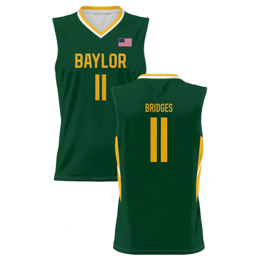 NCAAB Jalen Bridges Baylor Bears 11 Jersey