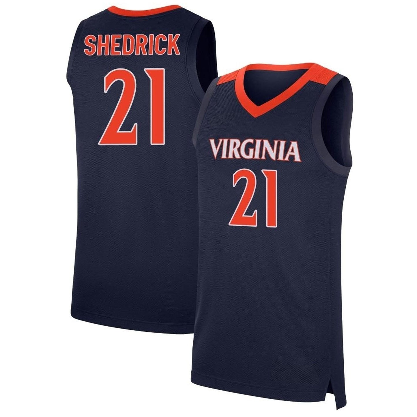 NCAAB Kadin Shedrick Virginia Cavaliers 21 Jersey