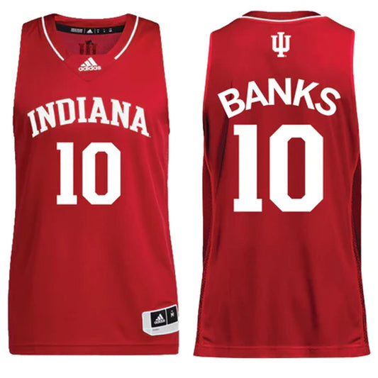 NCAAB Kaleb Banks Indiana Hoosiers 10 Jersey