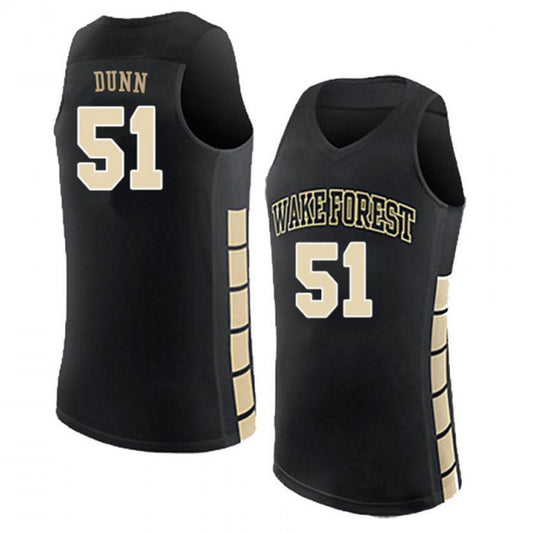 NCAAB Kevin Dunn Wake Forest Demon Deacons 51 Jersey