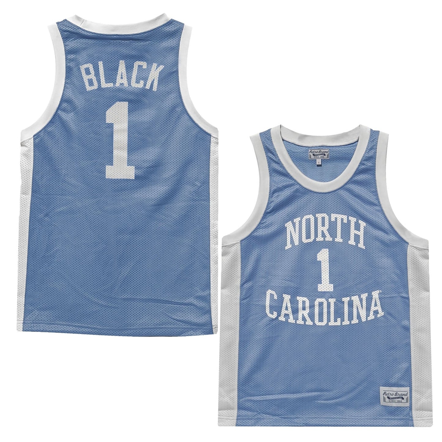 NCAAB Leaky Black North Carolina Tar Heels 1 Jersey