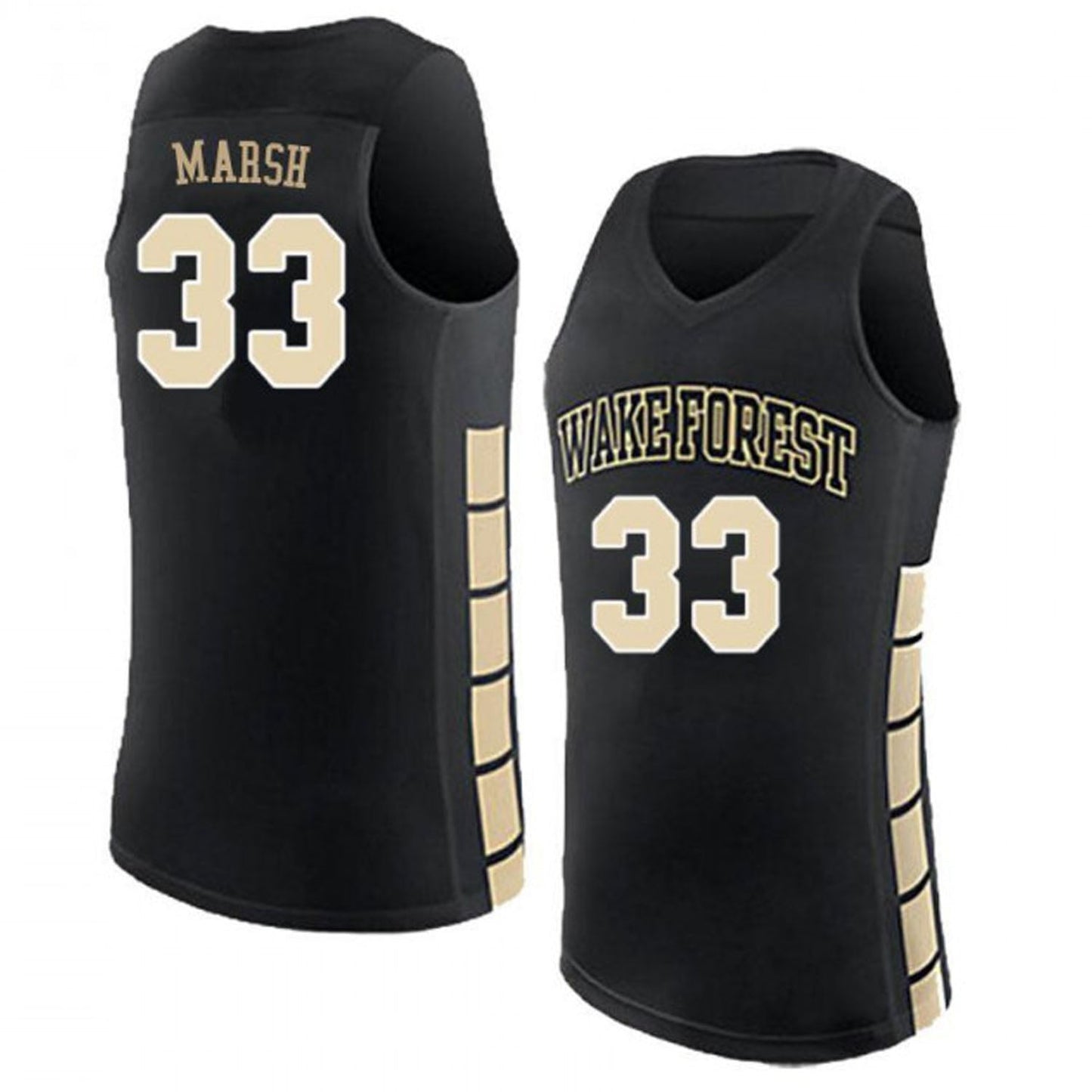 NCAAB Matthew Marsh Wake Forest Demon Deacons 33 Jersey