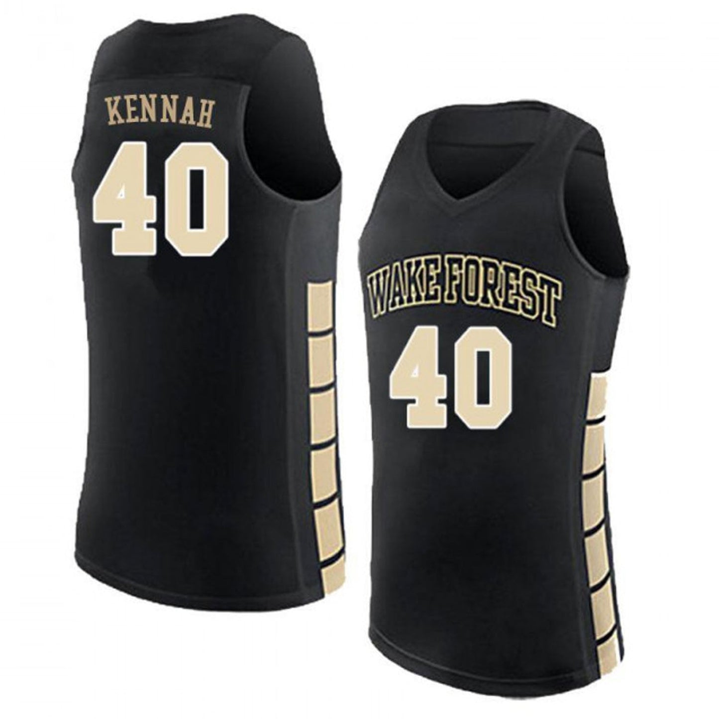 NCAAB RJ Kennah Wake Forest Demon Deacons 40 Jersey