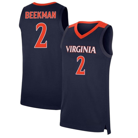 NCAAB Reece Beekman Virginia Cavaliers 2 Jersey