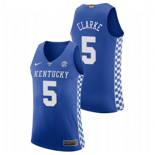 NCAAB Terrence Clarke Kentucky Wildcats 5 Jersey