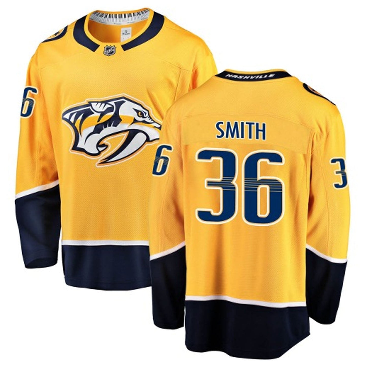 NHL Cole Smith Nashville Predators 36 Jersey