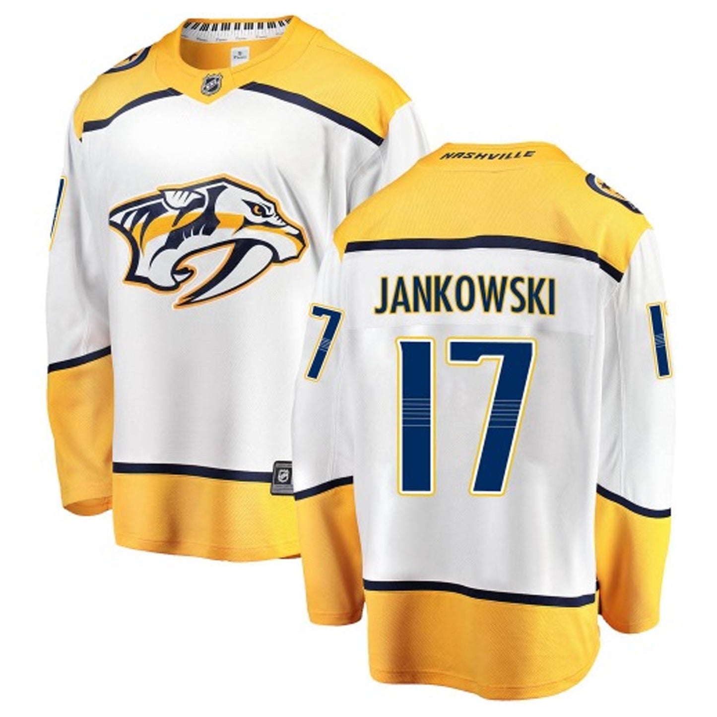 NHL Mark Jankowski Nashville Predators 17 Jersey