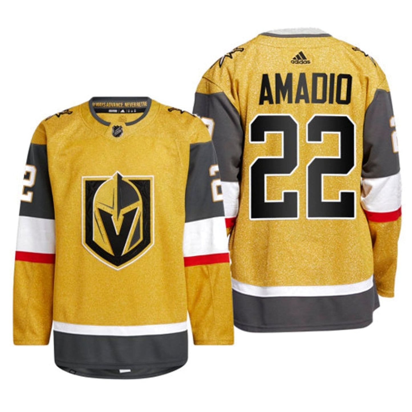 NHL Michael Amadio Vegas Golden Knights 22 Jersey