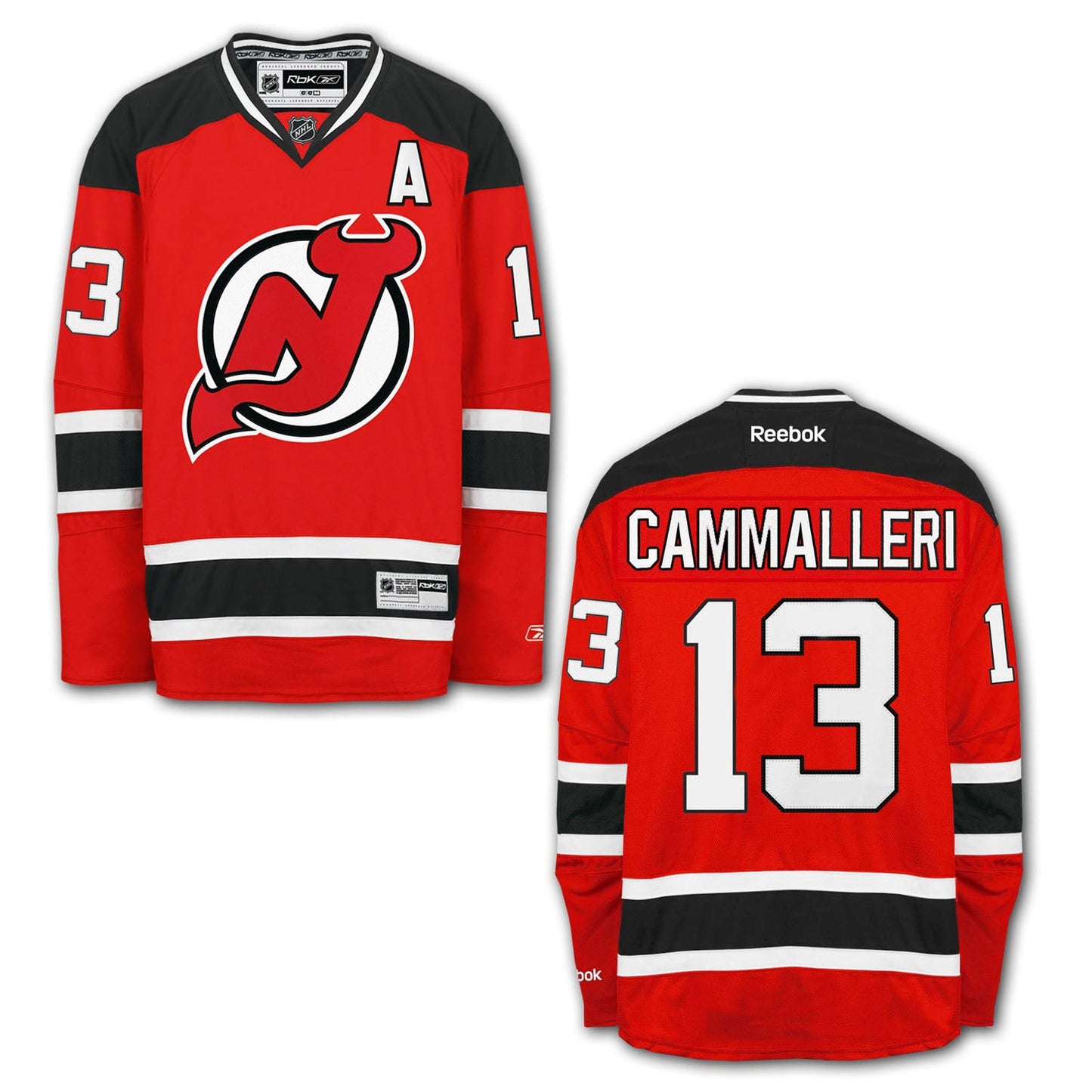 NHL Mike Cammalleri New Jersey Devils 13 Jersey