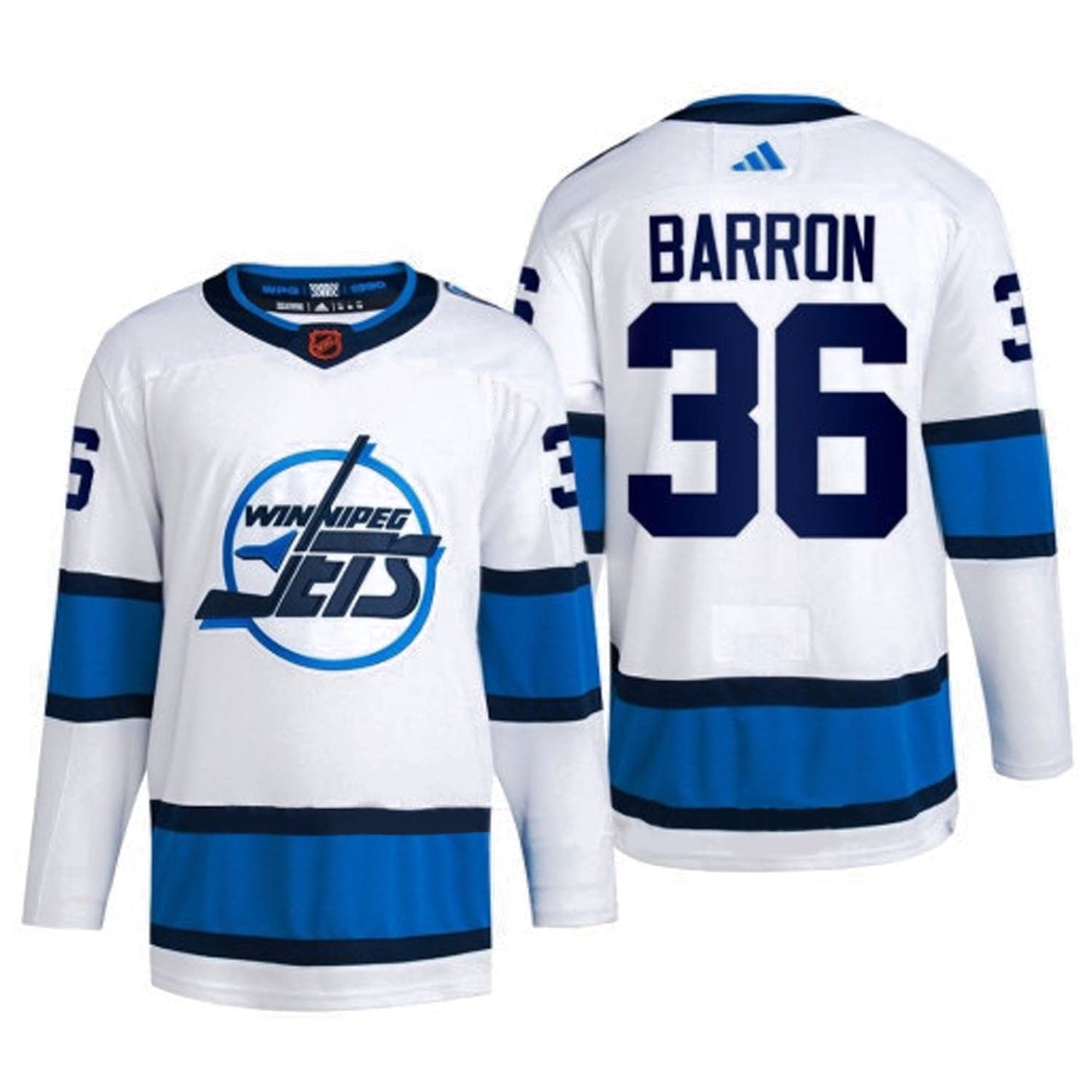 NHL Morgan Barron Winnipeg Jets 36 Jersey