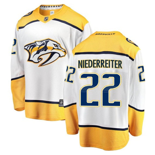 NHL Nino Niederreiter Nashville Predators 22 Jersey