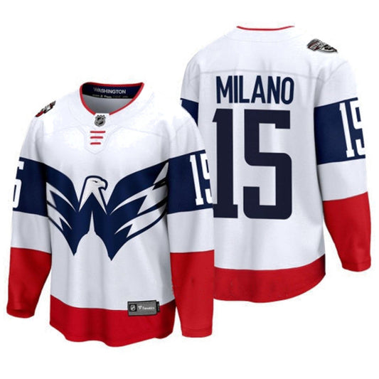 NHL Sonny Milano Washington Capitals 15 Jersey