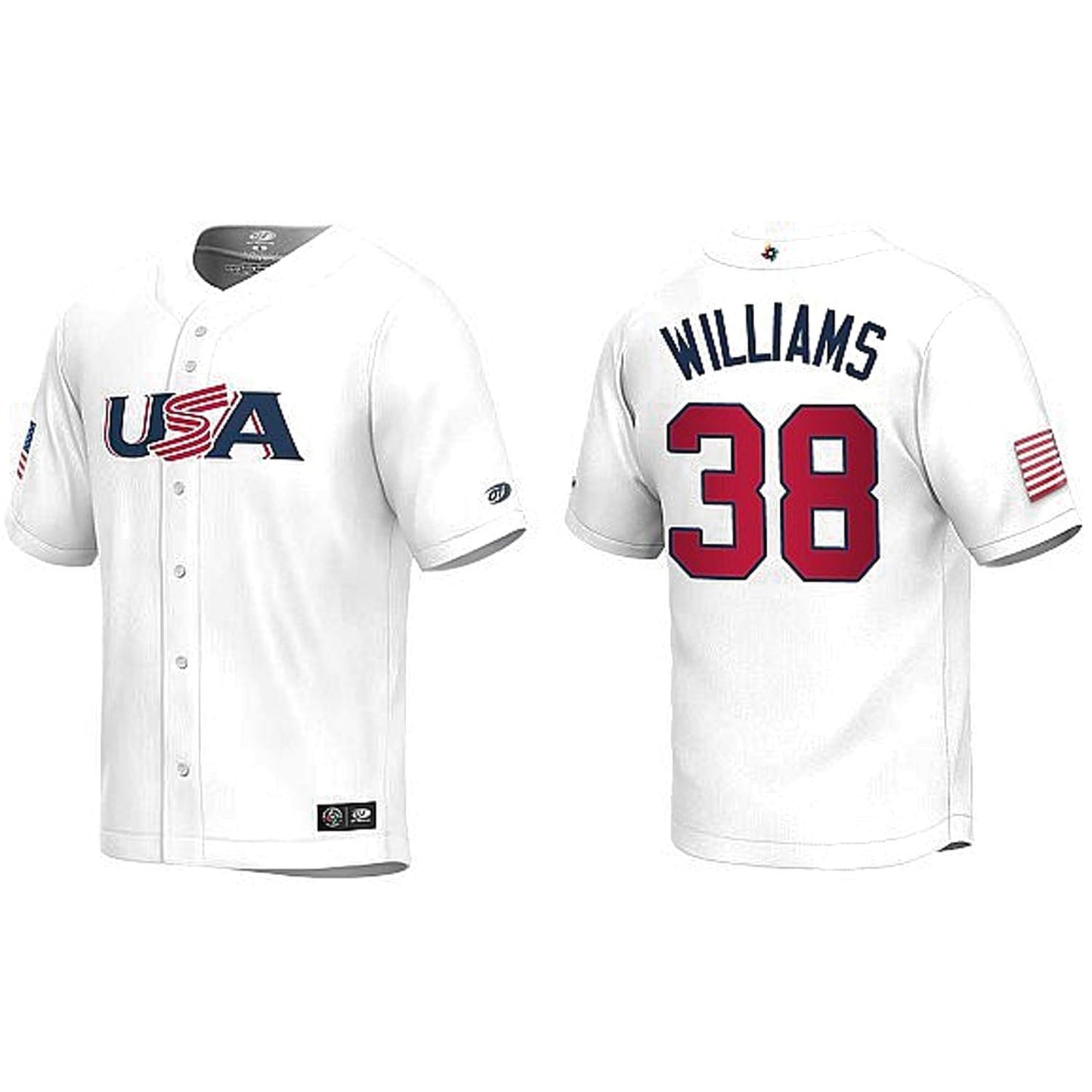 WBC Devin Williams USA 38 Jersey