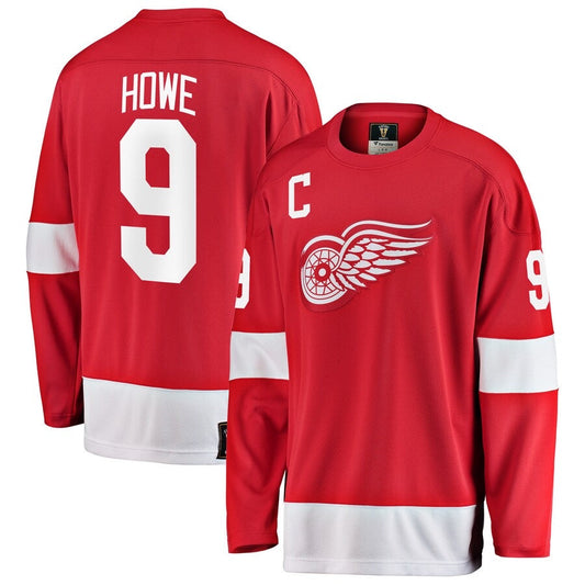 NHL Gordie Howe Detroit Redwings 9 Jersey